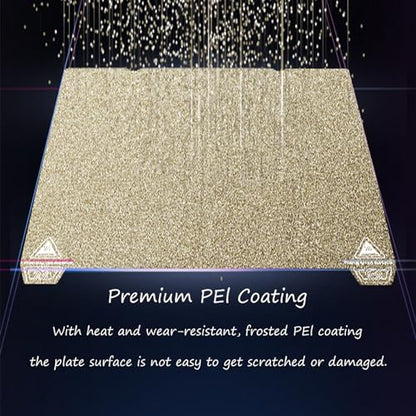 Double Side Texture PEI Build Plate for Creality K1 Max, 3D Printer Textured PEI Spring Steel Plate Print Bed for K1 Max 315x310mm