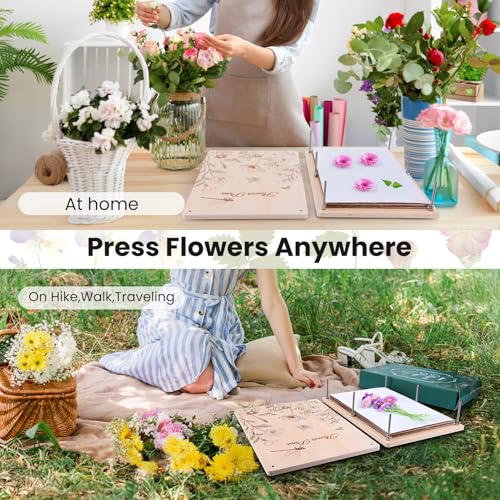 Extra Large Flower Press Kit for Adults, 17" x 11.8" Flower Pressing Kit - size: 17" x 11.8" 5 Layers