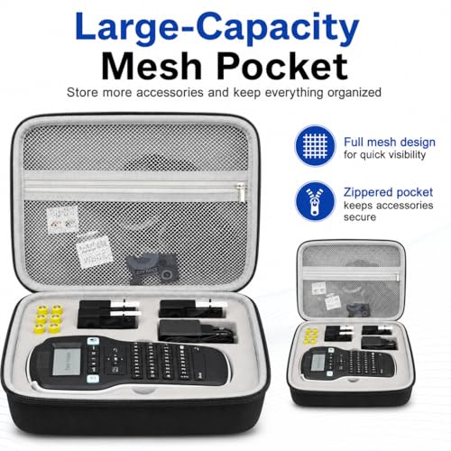 PAIYULE Label Maker Case for DYMO LabelManager 160/280, Gray - color: gray