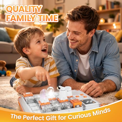 Contixo CB1 Kids Science Circuit Building Kits - 500+ STEM Experiments, Electronics Discovery, Snap-Together Modules, Educational Toy, Science Kit for Kids 6-12, Gift for Boys & Girls