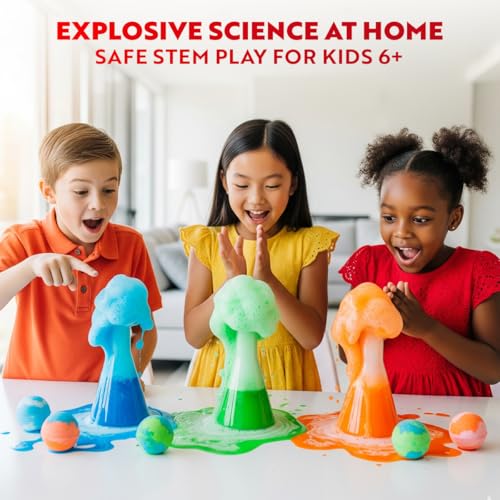 Playz Kaboom! Explosive Science Kit for Kids Age 8-12, Kids Chemistry Set - size: 50+ Experiments
