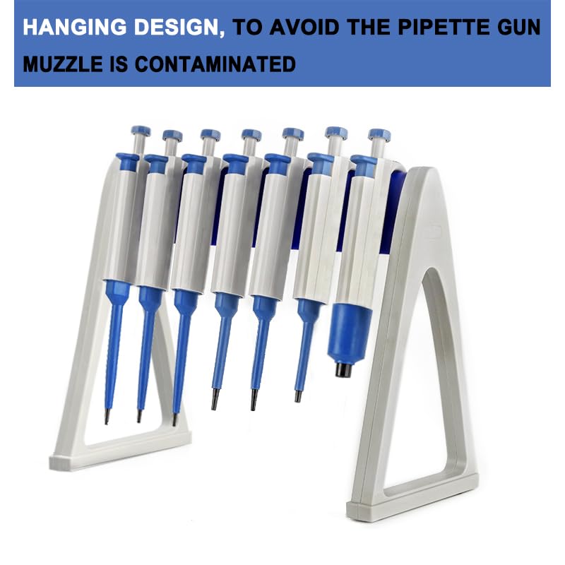Laboratory Pipette Holder,lab Linear Pipette Rack,micropipette Stand,pipettor Holder Hold up to 7-8 pipettes