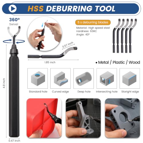 46Pcs 3D Printer Tool Kit, 3D Printer Accessories with Storage Bag - style: 46PCS