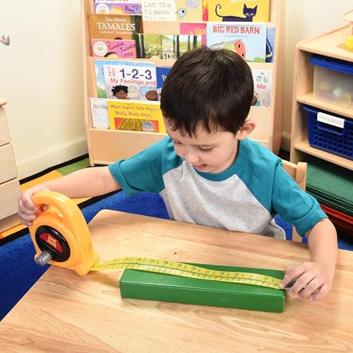 Big Tape Measure for Kids – 5 Ft. Pretend Play Measuring Tape Tool, Inches & Centimeters, Early Math & STEM Learning Toy, Ages 3+