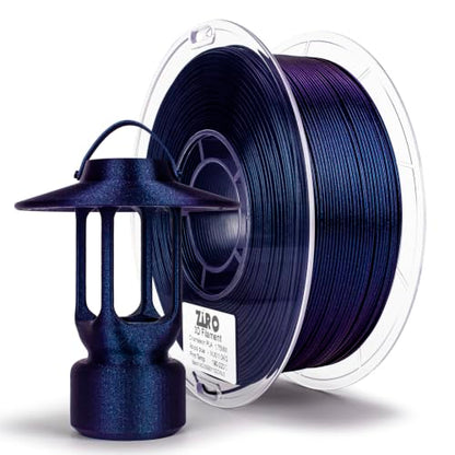 ZIRO Chameleon Series Filament, Super Sparkle PLA, Abyss Blue Luster - color: Abyss Blue Luster