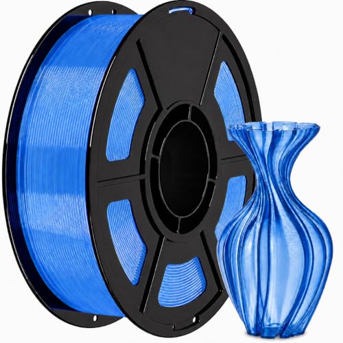 IEMAI High Speed PETG Filament 1.75mm, 500mm/s, 1kg, Transparent Blue - color: Transparent Blue