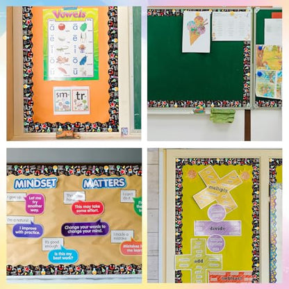Science Bulletin Board Borders Scalloped Bulletin Border Decorations Roll Classroom Decals Back to School