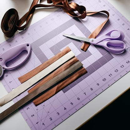 Fiskars 12" x 18" Self Healing Cutting Mat, Lilac Mountain Haze - color: Lilac/Mountain Haze, size: 12"L x 18"W