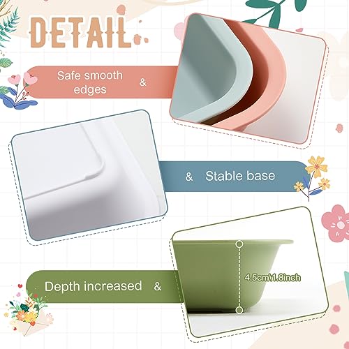Mifoci Plastic Art Trays Stackable Organizer, 14.3 x 10.4 x 2 Inch - size: 14.3 x 10.4 x 2 Inch