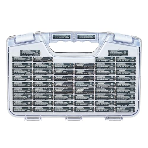Battery Daddy Ontel Organizer Storage Case & Tester, Holds 180, White - color: White