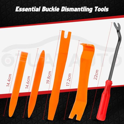 OTUAYAUTO 105PCS Replacement for Subaru Bumper Fender Retainers - size: 100Pcs 5 Sizes Clips for Subaru
