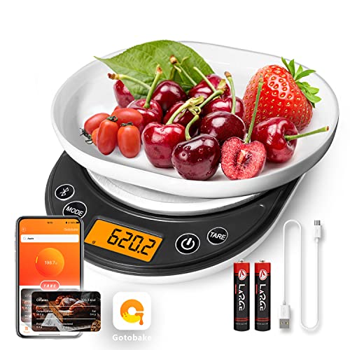 UNIWEIGH Smart Digital Food Scale Grams and Ounces Kitchen Scale 0.1g/3kg