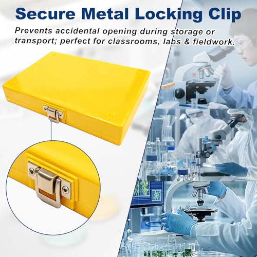Microscope Slide Box, 100-Place, Cork Lining, 5 Pcs - size: Cork Lining