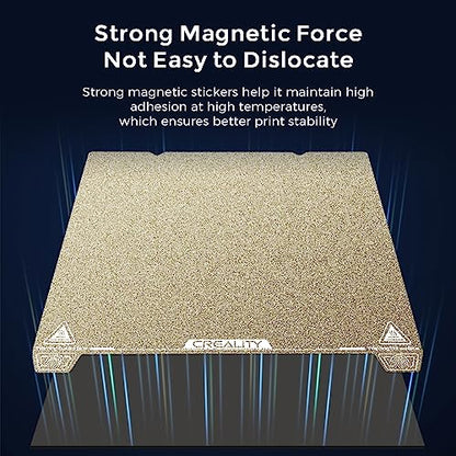 Creality Official Ender 3 S1 Pro Original Build Plate, 235x235mm Texture Surface PEI Sheet Magnetic Removable Flexible Spring Heat Resistance Bed Plate for Ender 3 V3 SE/KE, K1, Ender 3 S1, CR-10 SE - style: PEI Textured (Ender 3 S1 Pro)