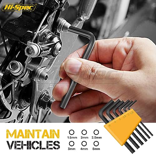 Hi-Spec Small Tool Kit Compact Set for Home and Office DIY, Yellow - color: Pale Yellow