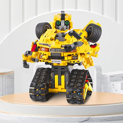 STEM Robotics Kit for Kids 8-12, APP & Remote Control Robot Building Kits - style: RC Car