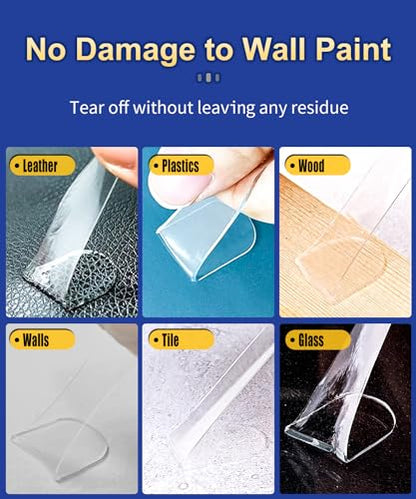PHIXBEAR Removable Adhesive Dots, No Trace Museum Poster Mounting Putty - size: Large-Standard