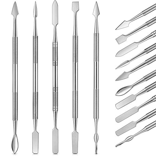 Honoson 5 Pcs Miniature Sculpting Tools, Double-Ended Steel Modeling