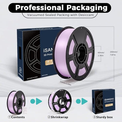 3D Printer Filament PLA Light purple30-300mm/s for Bambu Lab AMS,AMS Lite - color: Light Purple