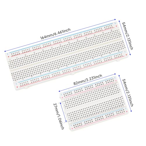 ELEGOO 4PC Breadboard Kit and 3PCS ESP-32 Boards, for Breadboard Circuits, Prototyping, STEM Labs and Electronics Practice