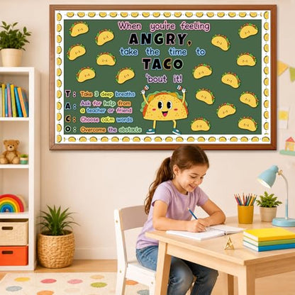 party greeting Taco Mexico Bulletin Board Set for Back to School Decoration - style: Taco