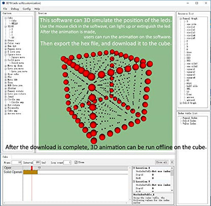 iCubeSmart 3D Led Cube DIY Electronics Kit 8x8x8 Led Cube DIY Soldering Project Kit(3D8S-MULTI)