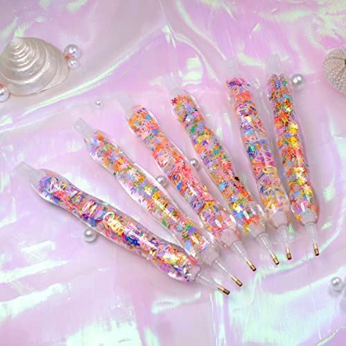 Praise V Do 5D Diamond Painting Art Drill Rhinestone Gem Picker Tools Pen Accessories for Diamond Art Painting, Nail Art, Bead Dot Art Snow - color: Colorful Snow