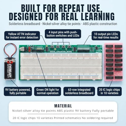 DEB-1002 Solderless Circuit Prototyping for Electrical Engineering Students
