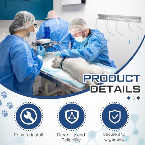 Zonon Endotracheal Tube Holder 304 Stainless Steel Rack, 29.3 Inch, 2.0-14 - size: 29.3 Inch, 2.0-14
