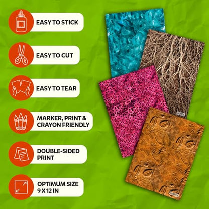 Skillmatics Science Construction Paper for Kids – STEM DIY Craft Activity - color: All Things Science, size: 120 Sheets