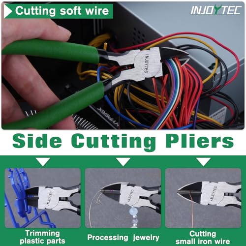 Precision Side Cutter 6 Inch Wire Cutting Diagonal Wire Cutters - size: 6“