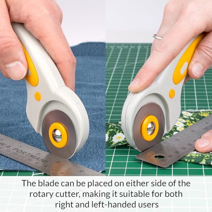 WA Portman 9x12 Self Healing Cutting Mat, Rotary Cutter, & 5 Rotary Blades - size: 9x12