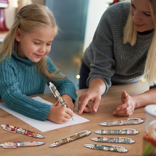 Idealmuzik Book Lover Pens Set – Cute Reading-Themed Gel Pens for Women, Teens, and Kids – Cozy Library Aesthetic Stationery for Journalers, Students, and Writers, 8 Pack - color: Book Lover