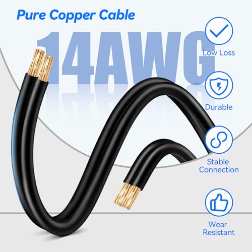 SMA Coaxial Cable Upgraded 49.2Ft SMA Male to SMA Female Coax Cable LMR200 Equivalent SMA WiFi Extension Low Loss for WiFi Router, 3G 4G 5G LTE Antenna, Better Than RG58 - size: 49.2ft