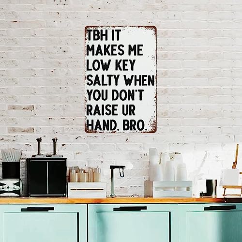 High School Classroom Funny Math s English Classroom Decor Junior High Sign Science Retro Nostalgic Metal Tin Sign Wall Quote Living Room Bathroom Gym Gift for Friends Family Lady 8x12 Inch