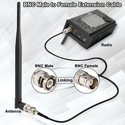 6ft BNC Extension Cable Male to Female SDI Cable RG174 50 Ohm - color: 1, size: 6 feet