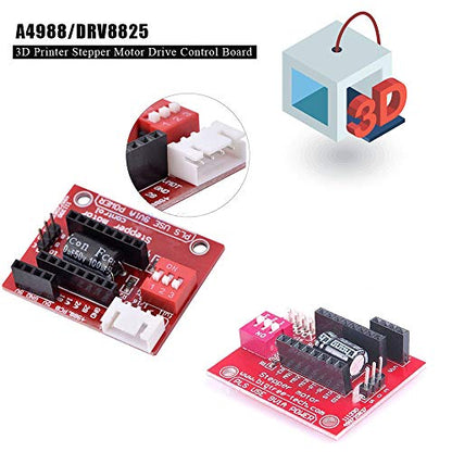 Ximimark A4988 DRV8825 3D Printer Stepper Motor Driver Control Extension Shield Board 3Pcs