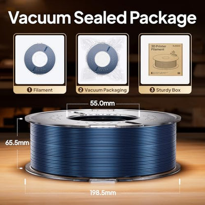 ELEGOO PLA 3D Printer Filament 1.75mm Metallic Green 1KG - color: 1pcs Metallic Green