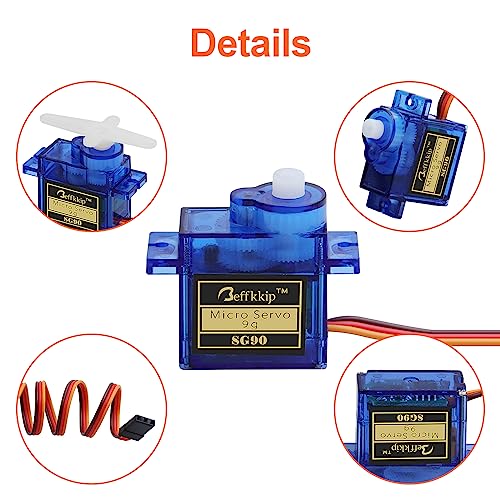 RC Servo 12Pcs SG90 9g Micro Servos for RC Robot Helicopter Airplane Controls Car Boat Mini Servo - style: 12 PCS