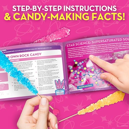 Barbie Candy Making Food Science Kit with 5 Recipes for Kids Ages 8-12