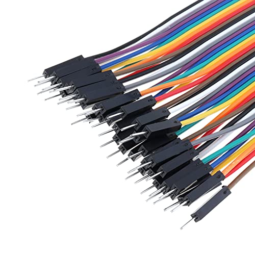 120Pcs Breadboard Jumper Wires,10 cm 40 Pin Male to Female - size: 3.9 inch (10 cm), style: Male to Female
