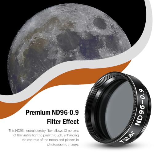 Astromania Telescope Eyepiece Set, 14 Piece Telescope Accessory Kit 1.25" - size: 1.25 Inch