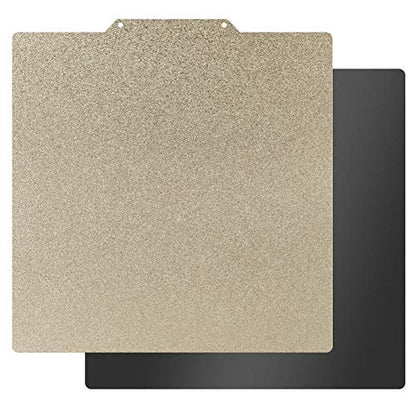 HICTOP 310 * 310mm Room Temperature Textured PEI Sheet Single Side Print Bed | Universal Fit for CR-10 CR-10S Artillery SW-X1/SW-X2 Longer LK1 LK5/LK5Pro, Most 310 * 310mm 3D Printers Anti-Warping - size: 310*310mm, style: Textured One Sided PEI
