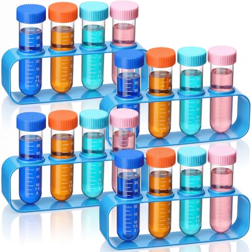 TrelaCo 4 Set Test Tubes with Stand Science Kit