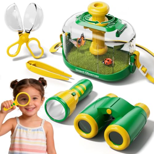 Kids Bug Catcher Kit Outdoor Explorer Set Educational Nature Toy Ages 3-12 - size: 378-2