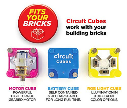 Circuit Cubes Gears GO! Multi-Vehicle Mobility Launch Engineering STEM Kit