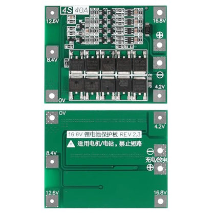 Gebildet 3pcs Enhanced 4S 40A 16.8V 18650 Lithium Battery Protection Board PCB BMS Charger Protection Circuit Balance Charging Module - style: 4S Charger PCB