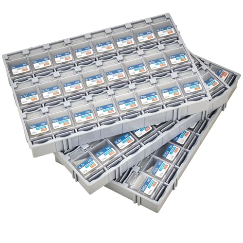 Chip Resistor Design Kit, EIA 1206 Size, 0R-10M Resistance, 72 Values 7200PCS, 1% Tolerance, RoHS Compliant - size: EIA 1206 Resistors