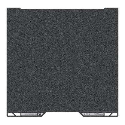 355x346mm Black PEI Double Side Build Plate for Bambu Lab H2S/H2D, 3D Printer Parts Textured PEI Spring Steel Plate Print Bed for Bambulab H2D 3D Printers - size: 355x346MM