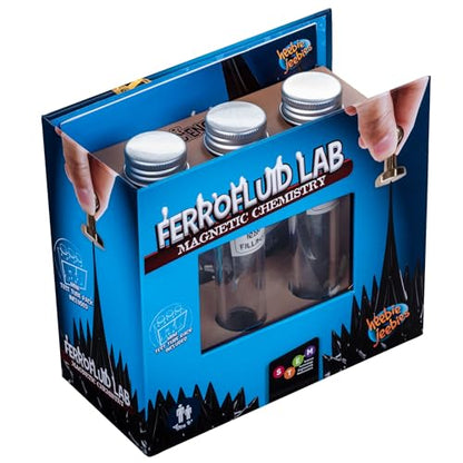 Ferrofluid Lab Magnetic Chemistry by Heebie Jeebies- 5 Experiments for Kids Ages 8+- Educational Science Project STEM Learning Unique Activities for Boys and Girls- Ideal Gift for Students